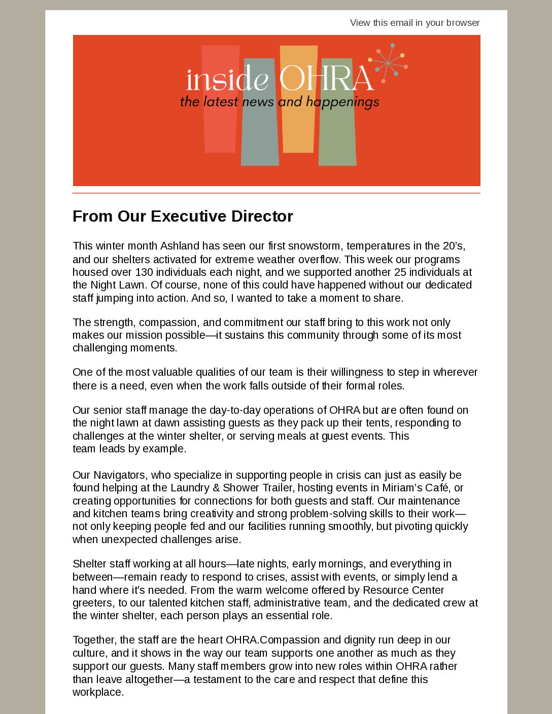 Winter 2022 Newsletter